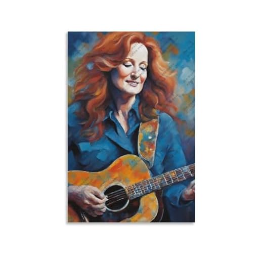 Blues Guitarrista Bonnie_Raitt (4) Póster decorativo para pared, bar, restaurante, garaje, cafetería, letrero artístico, regalo, 30 x 45 cm
