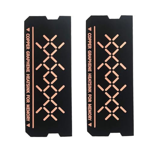 CHAKAE 2 pièces mémoire RAM refroidisseurs mémoire refroidisseurs dissipateur thermique mémoire RAM refroidissement gilet dissipateur thermique pour DDR5 DDR4 DDR3 DDR2
