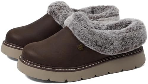Skechers BOBS Women's Keepsakes Lite-Cozy Blend Slipper, Chocolate, 9.5 | Image 3