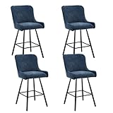 UTILISATION POLYVALENTE: Avec ses cadre métal et son design minimaliste sans accoudoirs, cette chaise de bar est un meuble élégant et raffiné. Il s'intègre facilement dans les bars, les comptoirs, les salles à manger et les cafés, répondant parfaitement à divers besoins environnementaux.