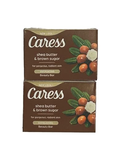 Caress Shea Butter & Brown Sugar Bar Soap, 3.15 OZ, 2 Bars image 2