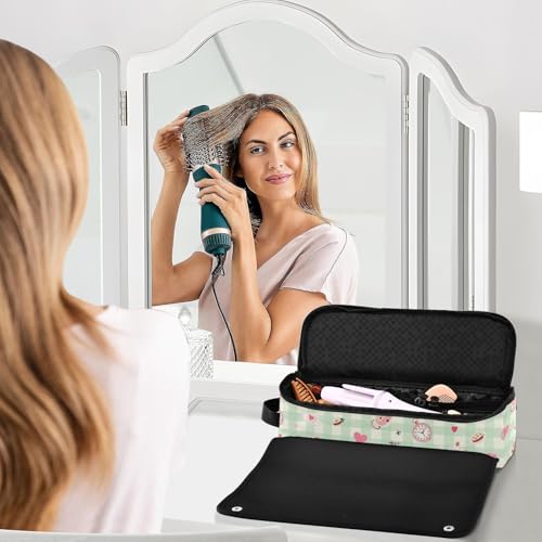 Bolsa de viaje para herramientas de cabello resistente al calor miniatura 6