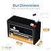 CB CHROMEBATTERY 12V 7AH Sealed Lead Acid (SLA) Rechargeable Battery – F1 Terminal – Deep Cycle Design – for UPS, Alarm Systems, Emergency Lighting, Scooters, Ride-On Toys, Solar & More