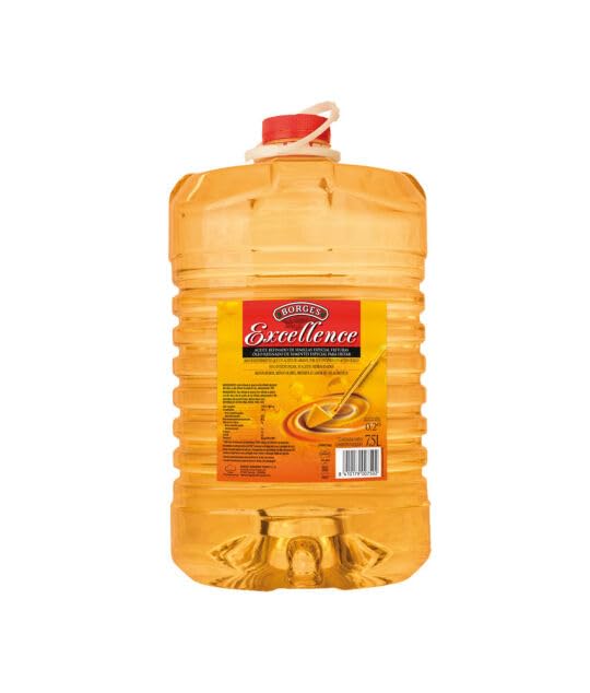 Borges Excellence Huile de Tournesol, Lot de 2 Bidons de 7,5 Litres, Total 15 L