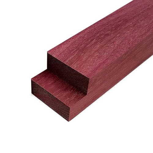 4 Pieces Purpleheart Exotic Hardwood Lumber Boards 3/4" x 2" x 24" | Kiln-Dried Wood for Crafting, Turning & Woodworking Projects by Exotic Wood Zone
