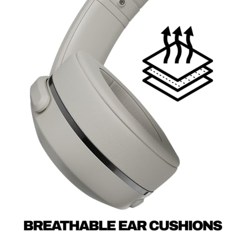 Image of Skullcandy Crusher 540 Active Wireless Bluetooth Headphones with Multi-Sensory Bass, Noise Isolating Over-Ear Fit, Sweat and Water Resistant, 40 Hours Battery, Microphone for iPhone Android - Concrete | Bluetooth, Noise Isolating Over-Ear Secure Fit, Sweat and Water Resistant, 40 Hours Battery, Working Out, Gym, Fitness