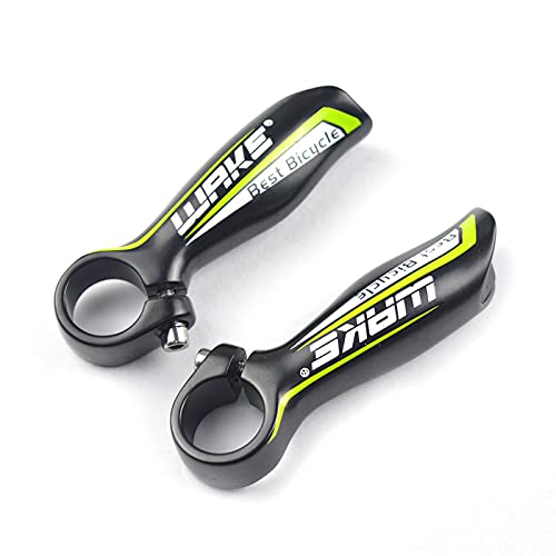 Bicycle Handlebar Ends,HUIOP 1 Pair Bicycle Handlebar Ends Aluminum Alloy Mountain Bike Handle Bar Ends 22.2mm
