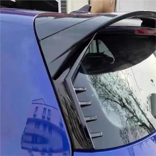 Becquets arrière Golf 8 MK8 style routier chic look carbone - 6