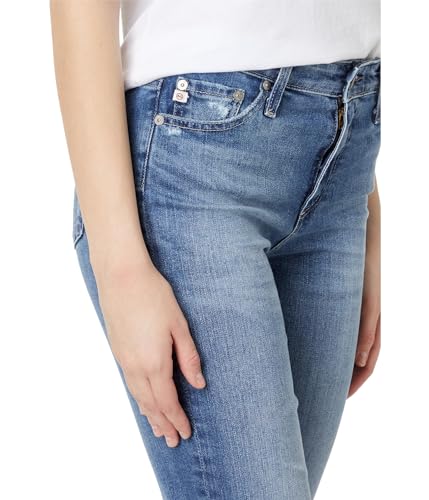 AG Women's Mari High Rise Slim Straight Jean in 13 Years Disclosure3
