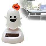 Fgbetcv Halloween Solar Dancing Toy, Halloween Ghost Solar Dancing Swing Figurine,Halloween Ghost Car Decoration,Car Dashboard Ornament Ghost Dancers Figurine for Halloween Party