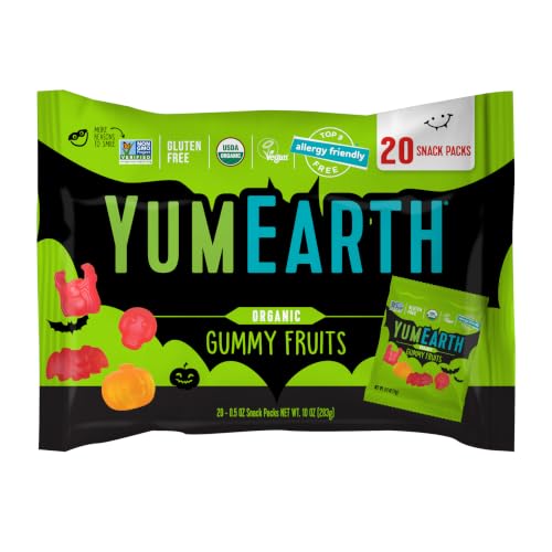 YumEarth Organic Halloween Gummy Fruits...