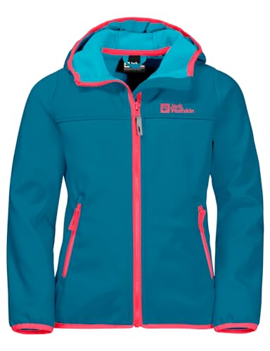 Jack Wolfskin Unisex Kinder Fourwinds Jacket Kids, Everest Blue, 140