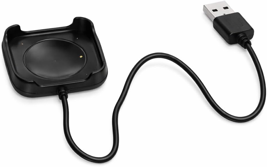 Smartwatch Charger Dock Holder, Portable USB Charging Cable Cord, Compatible Smart Watch Charger for Home, Office, Travel, Nightstand