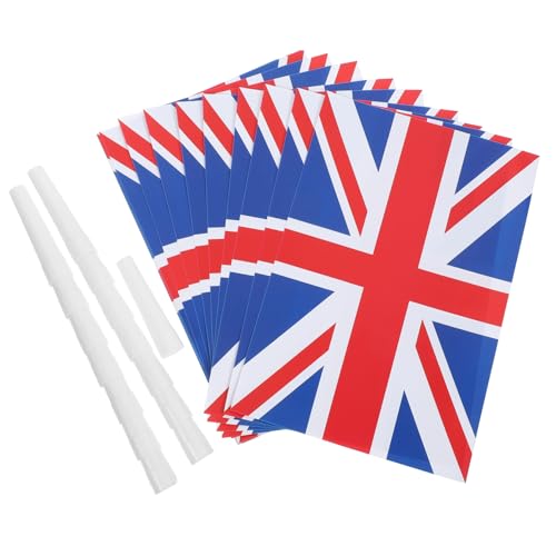 HANABASS 16Pcs Soccer Horn Football Cheer for Parties Reusable Megaphones for Events Concerts Birthdays and Sports Celebrations