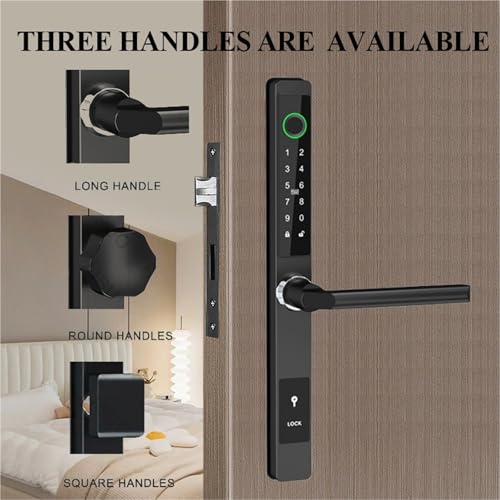 Serrure connectée Bluetooth avec code RFID et empreinte digitale - 5