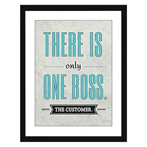 Chaka Chaundh - Office quotes frames - business quotes frame - Customer wall quotes - office interior - office wall frame - wall poster office - motivational office posters - (13.6 X 10.6 Inches)