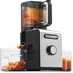 Cold Press Juicer Machines – 6.5'' Large Feed Chute for Whole Fruits & Vegetables, High Juice Yield, Easy To Clean