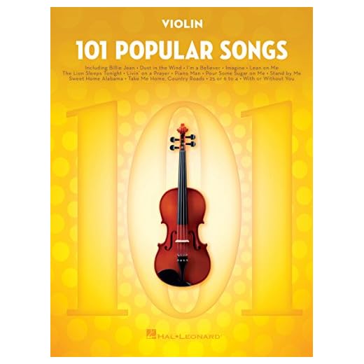 101 popular songs for violin