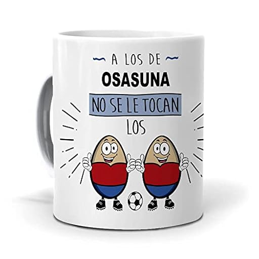 Taza Única del Osasuna | A los del Osasuna No Se Le Tocan Los ... | Frase para Aficionados | Idea de Regalo Original Fútbol | Nunca Se Rinde | Taza de Desayuno, Té o Café | Cerámica 350ML | Ya disponible en tu tienda friki favorita! En mundofriki.es!