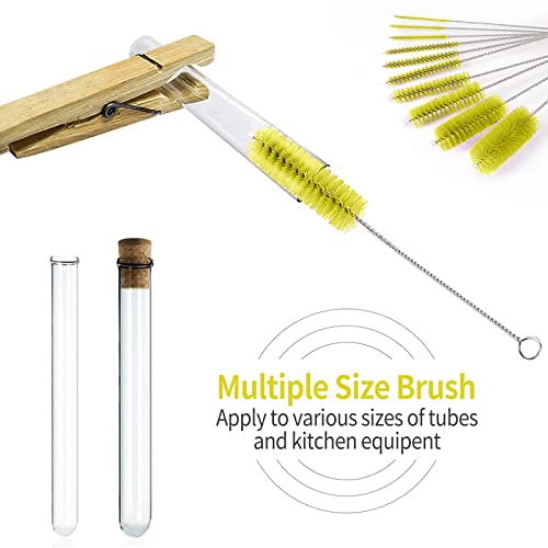 Image of CiaraQ Bottle Cleaning Brushes, 8 Inch Nylon Tube Brush Set