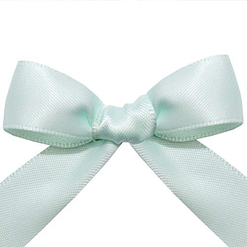 Image of Morex Ribbon Double Face Satin Ribbon, 3 /8 inchx 50 Yd, Crystalline