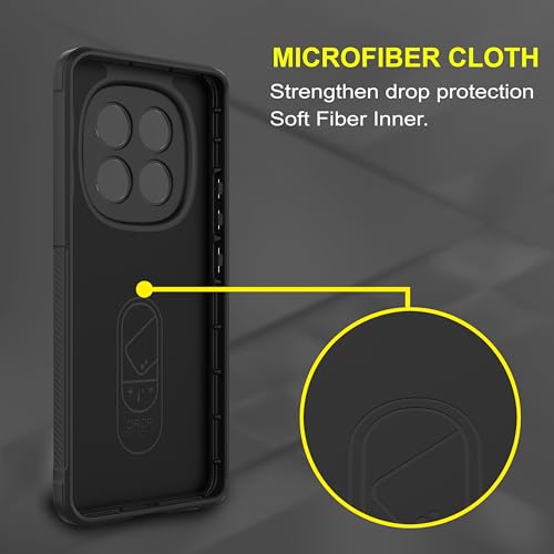 Image of Zapcase Back Case Cover for Redmi Note 15 5G | Compatible for Redmi Note 15 5G Back Cover | Liquid Silicon Magic Case with Camera Protection | Black
