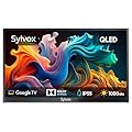 SYLVOX Outdoor TV, 43'' QLED Smart TV, IP55 Waterproof, Dolby Atmos HDR 10, Voice Remote,1000nits Weatherproof Television, Chromecast Built-in for Deck, Patio or Garden(Deck Pro QLED 2.0)