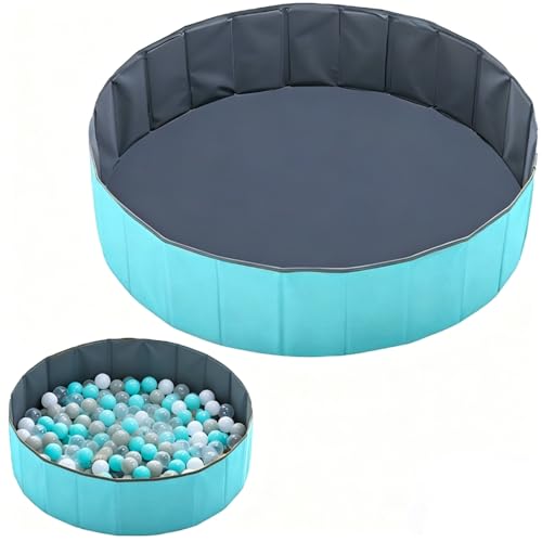 KUWUNG Ball Pit 100cm Foldable Ball Pit for Dogs Portable Ball Pit