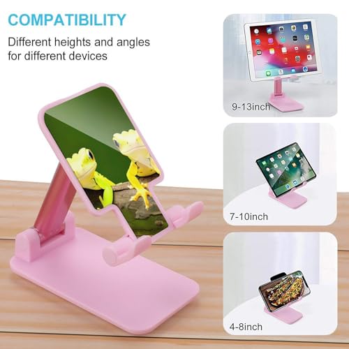 Support de téléphone pliable multi-angle avec double gecko antidérapant pour bureau - 3