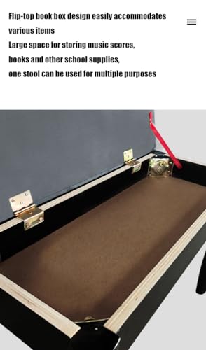 Banc de Piano avec Banc de Rangement et siège de Piano à Clavier Duo en Bois rembourré, imperméable et antidérapant (White) - Les Beatles, Paul McCartney, John Lennon, RIngo Starr, George Harrison Banc de Piano avec Banc de Rangement et siège de Piano à Clavier Duo en Bois rembourré, imperméable et antidérapant (White) – Image 6