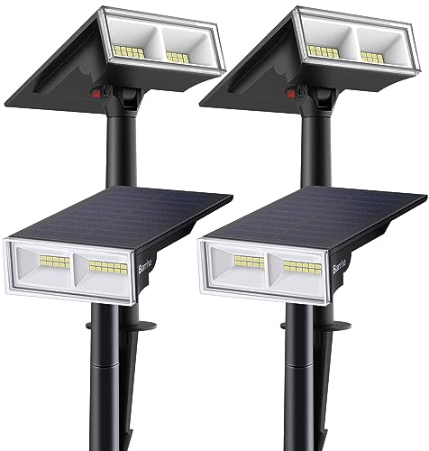 Barrina Solar Landscape Spotlights Outdoor, 24 LEDs 6500K 3 Modes Led Garden Spot Lights Solar Powered, IP65 Waterproof, Auto ON/Off Solar Light for Yard Driveway Lawn Patio Pathway, 4 Pack Barrina Solar Landscape Spotlights Outdoor, 24 LEDs 6500K 3 Modes Led Garden Spot Lights Solar Powered, IP65 Waterproof, Auto ON/Off Solar Light for Yard Driveway Lawn Patio Pathway, 4 Pack