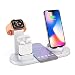 Produktbild HQHOME 4 in 1 Fast Wireless Charger und Micro USB, Typ-C, Lightning Schnittstelle Charger, Kabellos Ladestation für AirPods, Apple Watch 4/3/2/1, iPhone XS/XS Max/XR/X/8/8 Plus etc