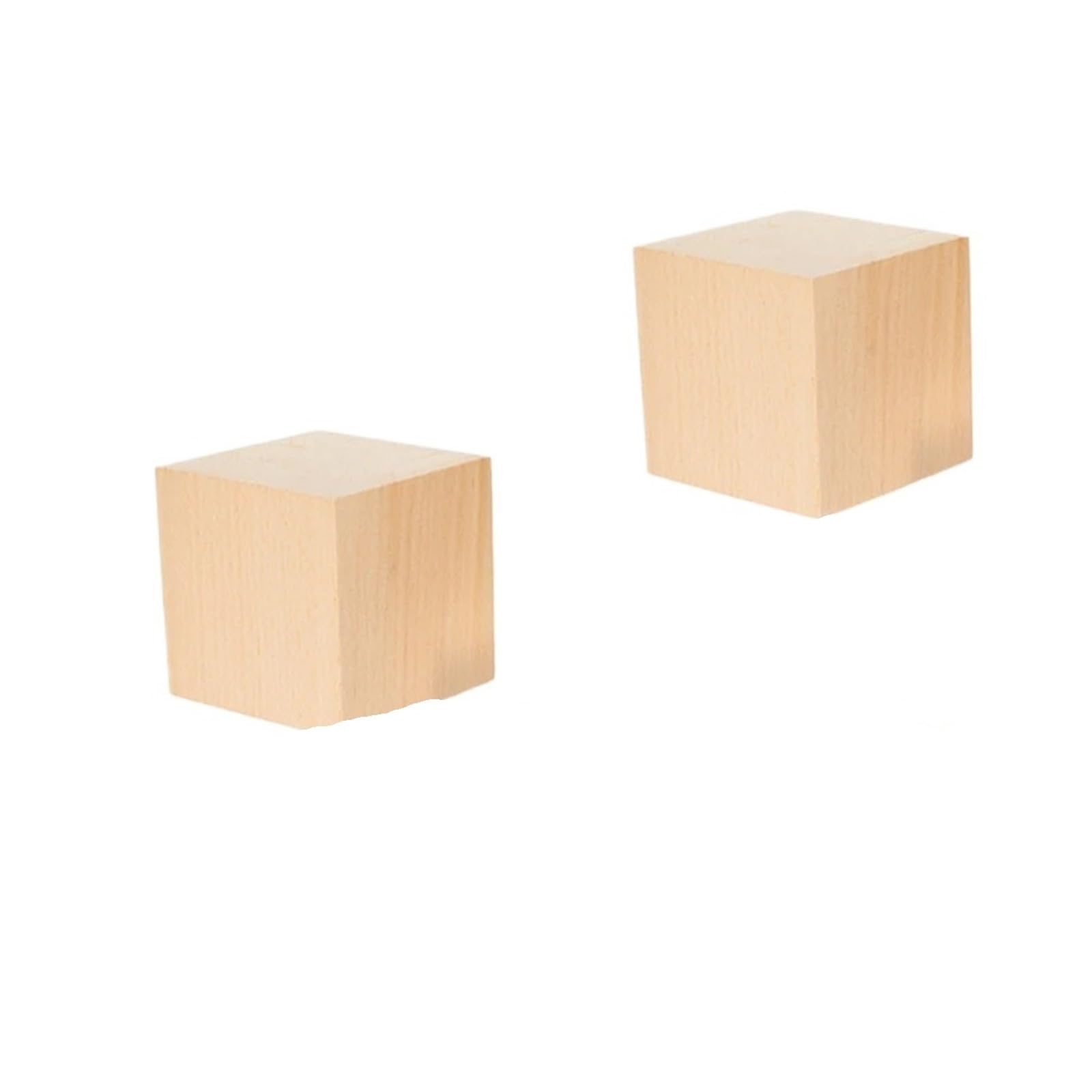 LSNNMU 20 Pcs 5cm Basswood Blocks for DIY Crafts Carving Unfinished Wooden Rectangles Natural Grain Home Decoration Craft Supplies for Crafts
