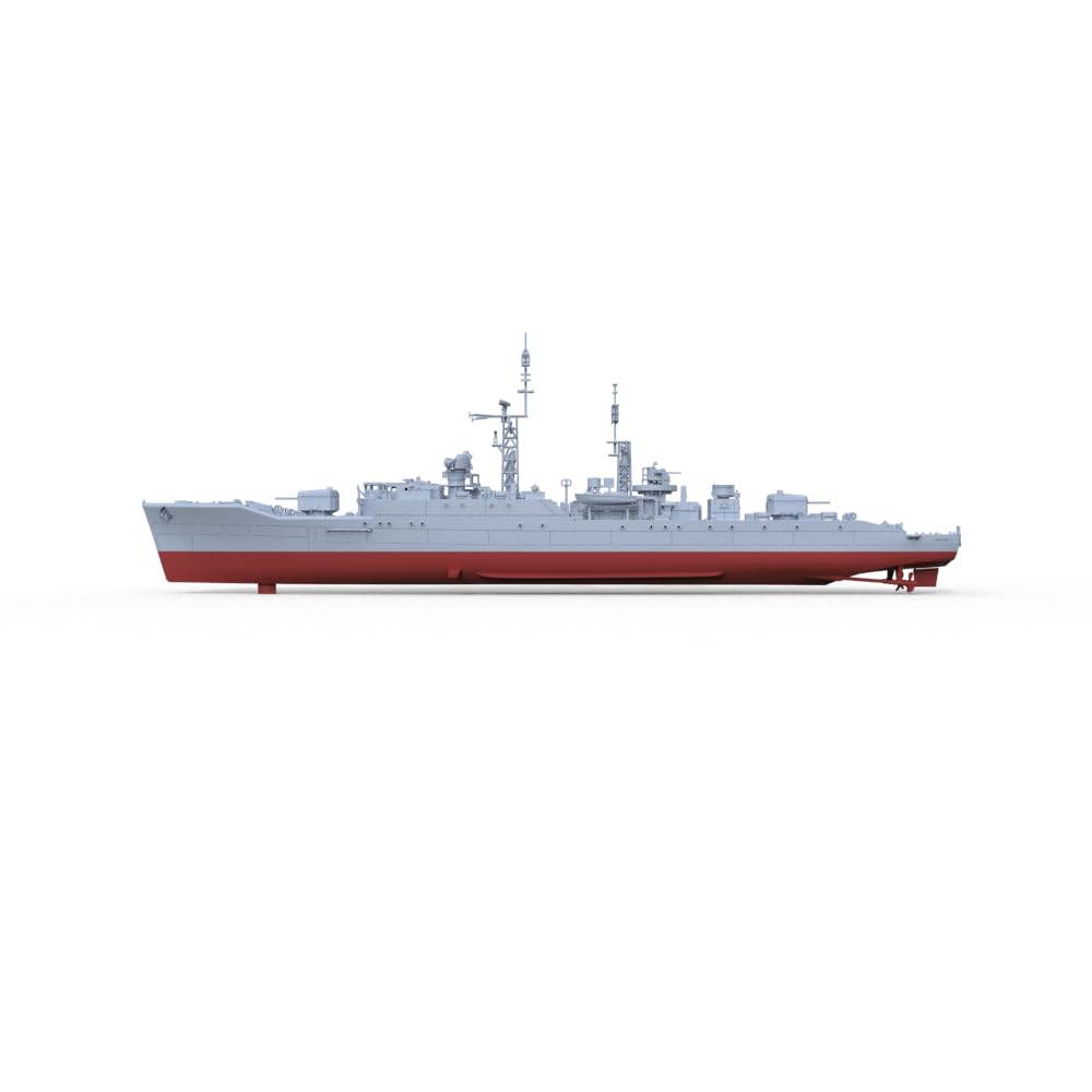 MRY-SFW SSC350631S-A 1/350 zestaw do budowy modelu wojskowego brytyjska fregata klasy Leopard (F14) z pełnym kadłubem i segmentowym kadłubem