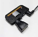 Compact Raspberry Pi Zero and Orange Pi Zero 2W Protective Case (Black)