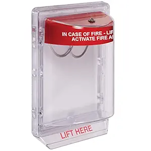 STI-1200 Stopper II without Horn Flush Mount, Protective Polycarbonate Cover