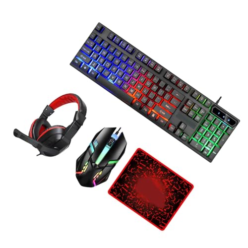 Clavier et souris filaire avec casque led pour ne plus manquer de précision
