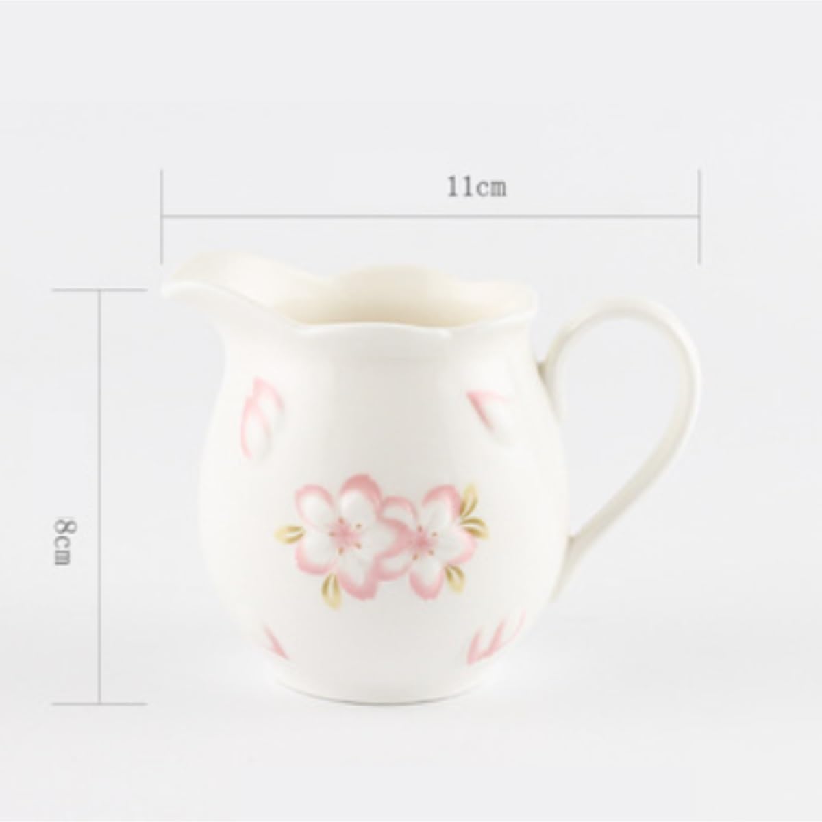 Jarra De Salsa Servir Taza De Porcelana For Salsa, Crema, Condimento, Café, Frasco Soja Concentrada Para Restaurante(White)
