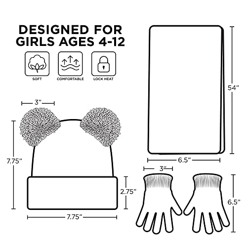 Disney Baby Girls Toddler Minnie Mouse Winter Hat, Scarf, And Gloves Or Mittens Ages 2-4 4-7 Cold Weather Hat, Black/Pink - Gloves Set, Years Us #TOP5