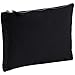 Westford Mill Unisex's 530 Canvas Accessory Case, Black, Large