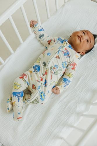 Image of Copper Pearl Baby Zip-Up Footie Pajamas - Soft Stretchy Sleep and Play Footies for Boys and Girls