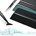 NEWISHTOOL Car Window Tint Installation Kit - Vinyl Wrap Tools With Felt Squeegee, Micro Squeegee, Razor Blade Knife