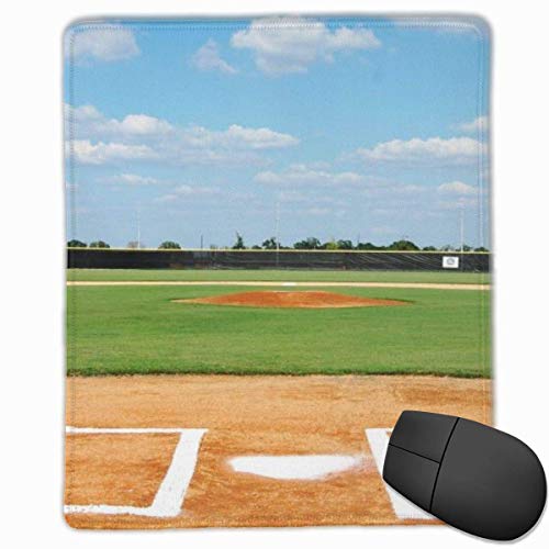 Preisvergleich Produktbild Baseballfeld-Basen Baseballfeld-Konstruktion Baseballfeld-Malvorlagen Blue Sky 2560x1440 Mausmatte Niedliches Mauspad Gummibasis-Mauspad mit genähter Kante Wasserdichtes Büromauspad