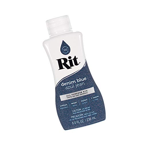 Rit Dye Liquid - Wide Selection of Colors - 8 Oz. (Denim Blue) - Image 2