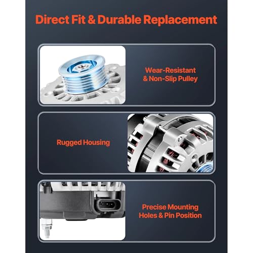 Roue libre d'alternateur pour Silverado 1500 HD V8 et Saab 9-7x - 4