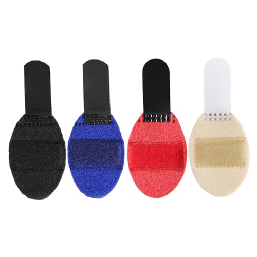 COLLBATH 4pcs Adjustable Finger Splint Finger Cast Finger Support Brace Finger Fixation Belt Broken Finger Joint Finger Stabilizer Brace Broken Finger Brace Index Finger Splint Sbr