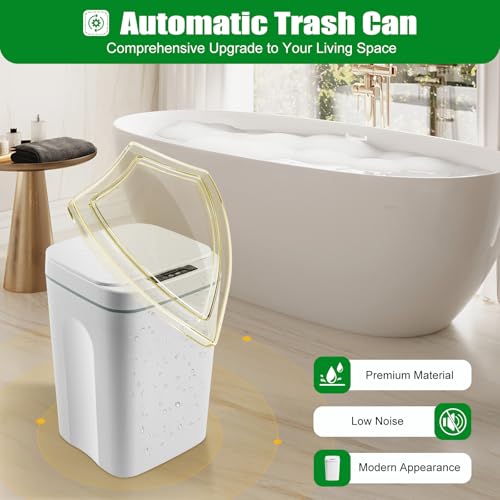 Caneca de basura automática con sensor 4.22 gal miniatura 2
