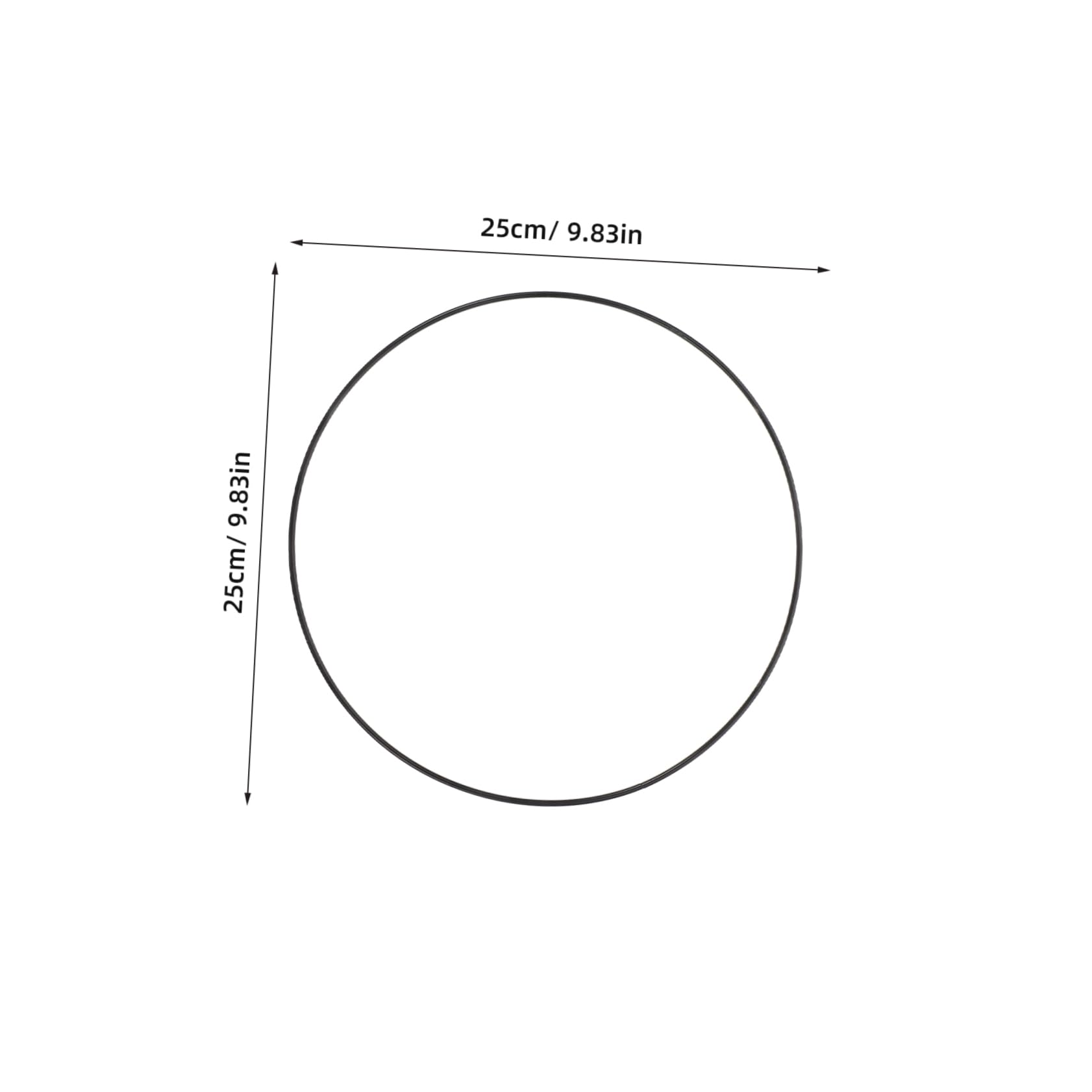 OSOLADY 6pcs Metal Craft for Dream Catchers Floral Wreaths Sturdy Hoops for Creative Decor Beginner-Friendly Wreath Frame for Macrame Projects