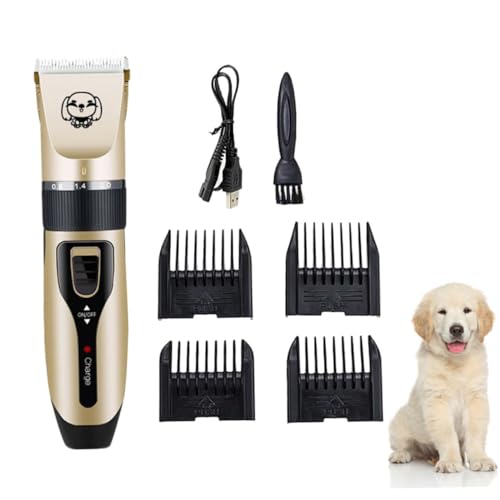 BCOATH USB Pet Hair Clipper Dog Grooming Tool Safe Pet Hair Trimmer Quiet Ceramic Head Dog Clipper (Standard Style)