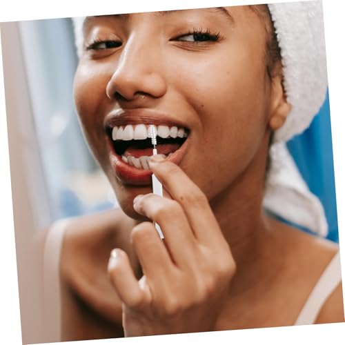 Homoyoyo 12 Stück Teiliges Weiße Zahnreinigungsbürsten für Zahnzwischenräume Weiche Interdentalbürsten zur Plaqueentfernung Sanfte Zahnpflege für Gesünderes Zahnfleisch und Einfache – Bild 7